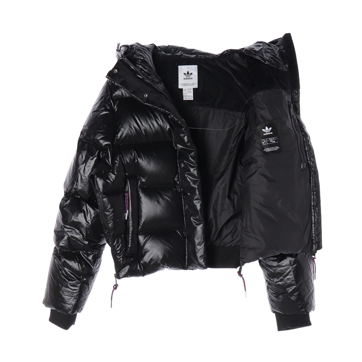 아디다스 23FW 숏 프리미엄 푸퍼 구스다운 패딩 블랙 XS 이미지 2