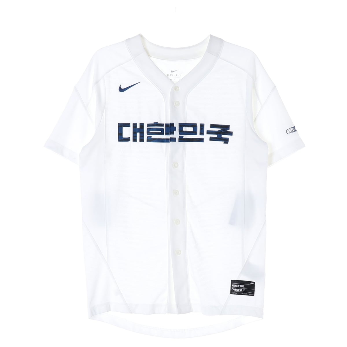 (새상품) 나이키 대한민국 로고 프린트 베이스볼 저지 반팔 티셔츠 상세 이미지 1