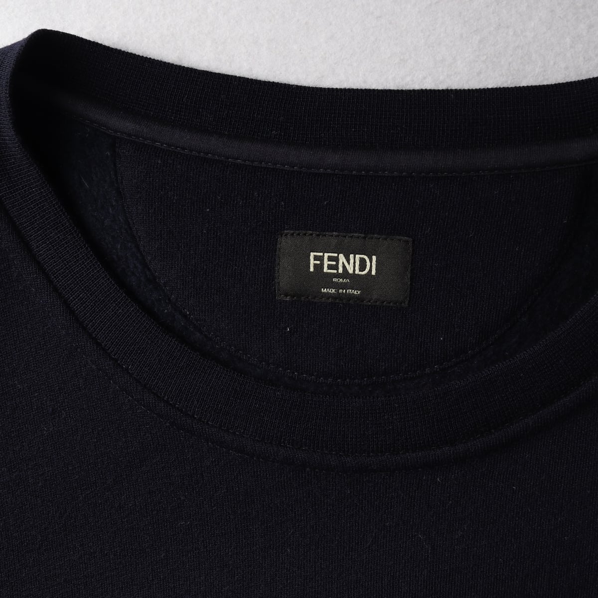 펜디 Fendi 몬스터 아이즈 스터드 맨투맨 스웨트셔츠 네이비 상세 이미지 3