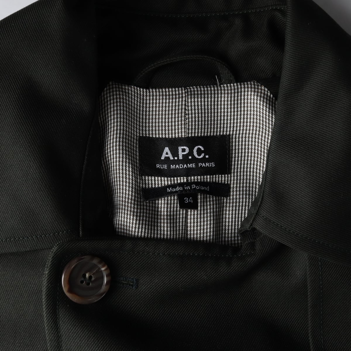 아페쎄 APC 클래식 코튼 트렌치 코트  상세 이미지 3
