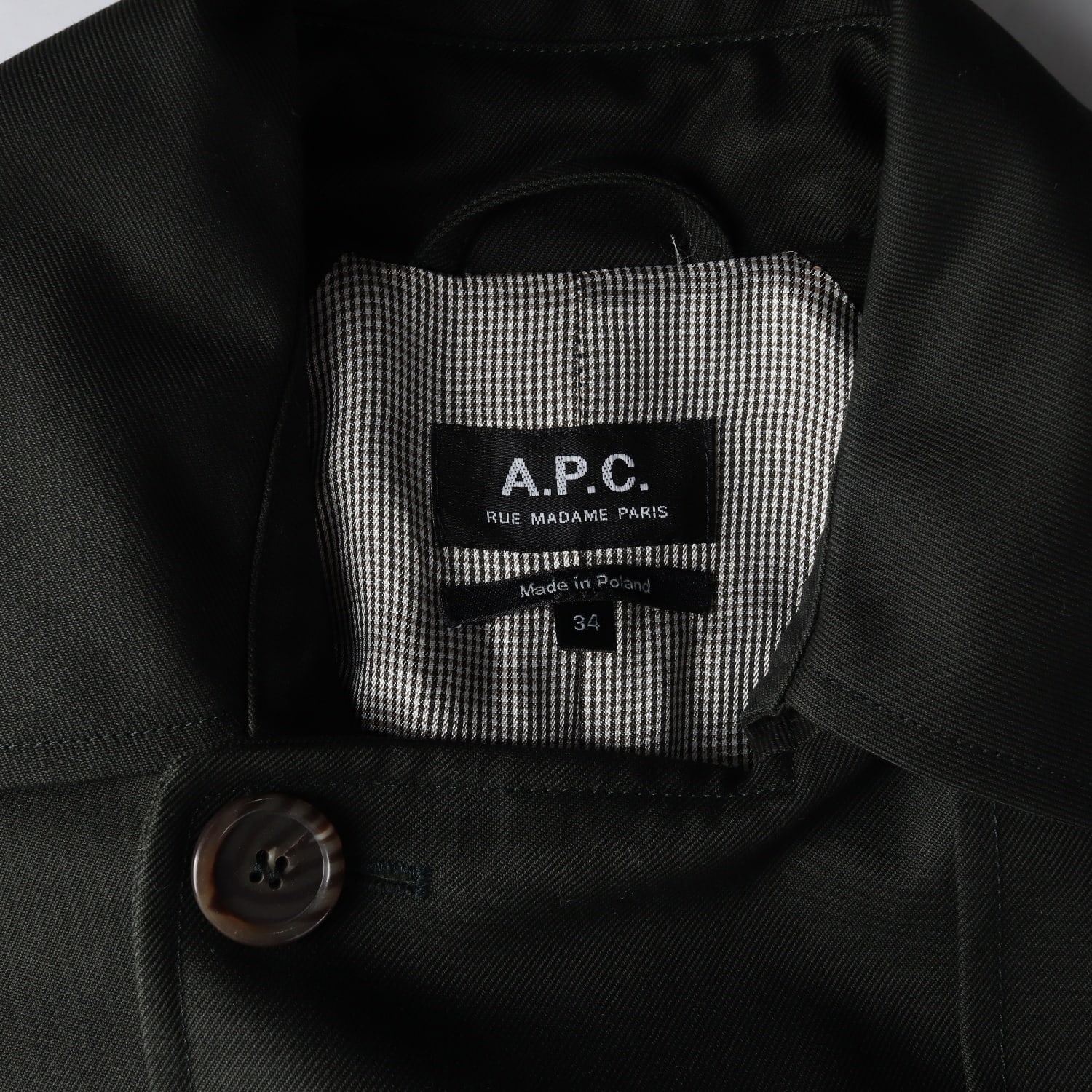 아페쎄 APC 클래식 코튼 트렌치 코트  이미지 3