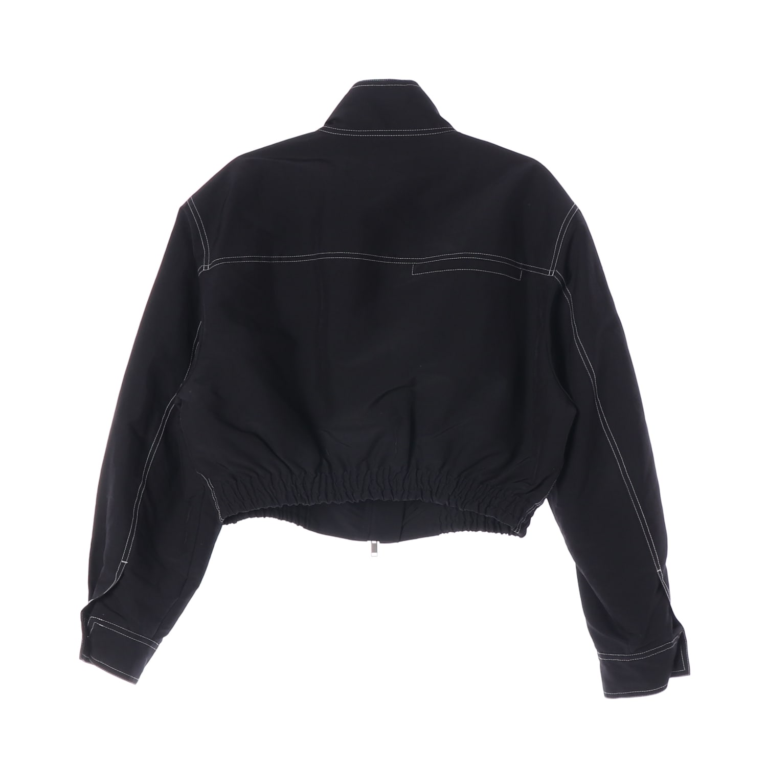 유센틱 23FW 하이넥 투웨이 집업 점퍼 재킷 블랙  이미지 3