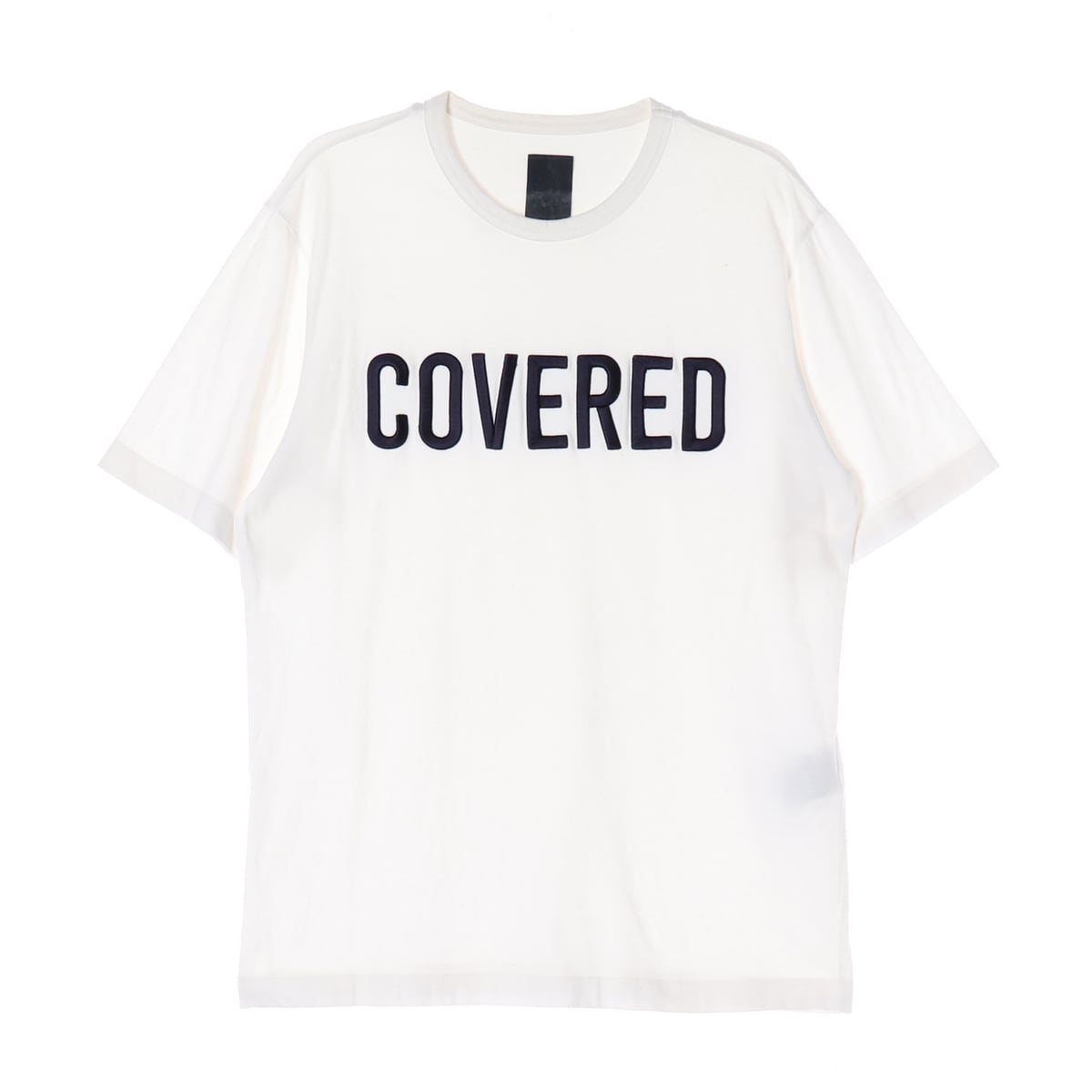 준지 COVERED 로고 프린트 오버핏 면 반팔 티셔츠 상세 이미지 1