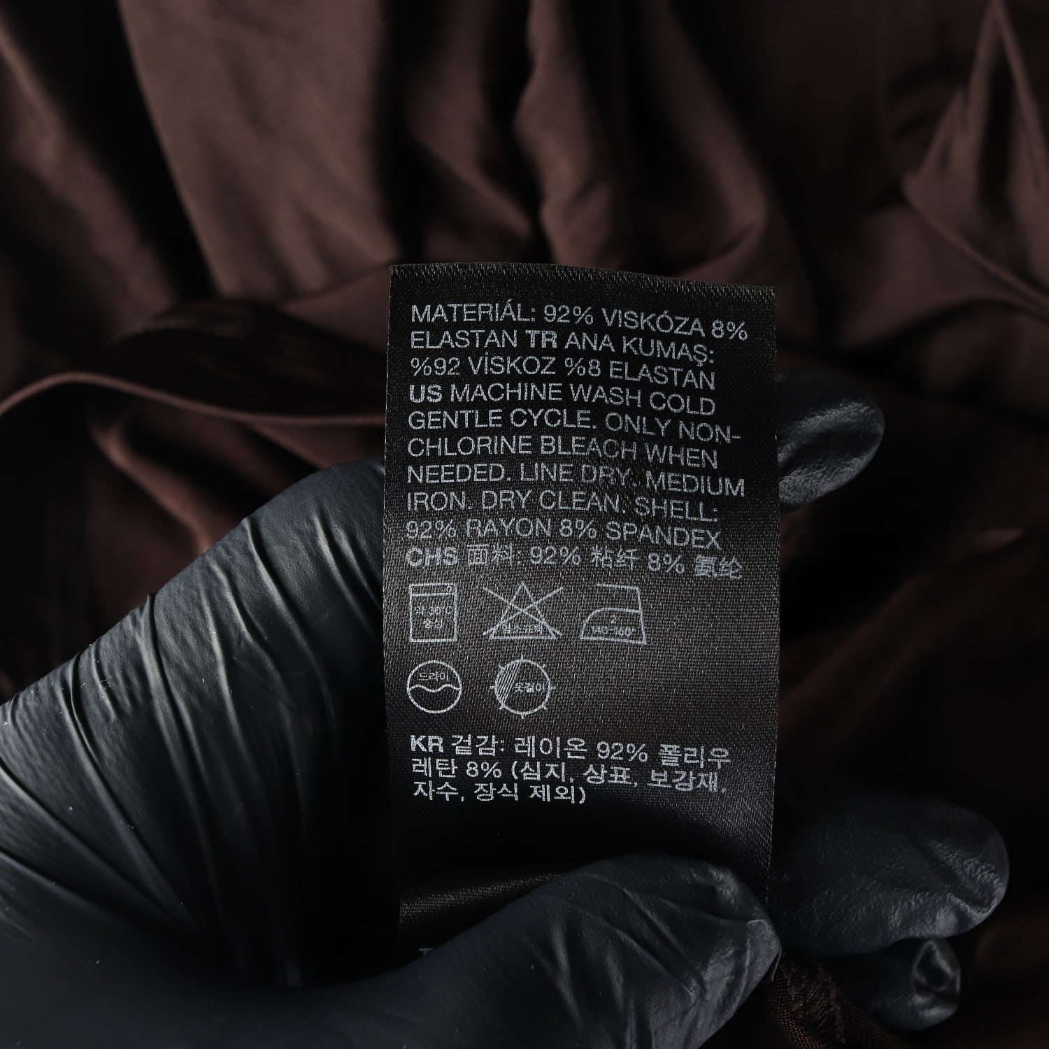 앤아더스토리즈 셔링 롱 슬리브 긴팔 티셔츠 브라운 S 이미지 4