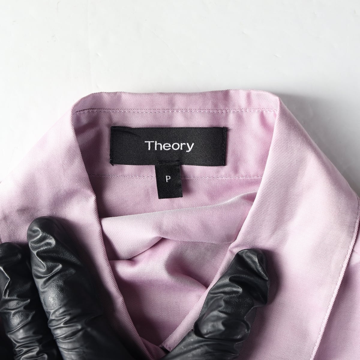 띠어리 오버핏 코튼 셔츠 핑크 라벤더  상세 이미지 3