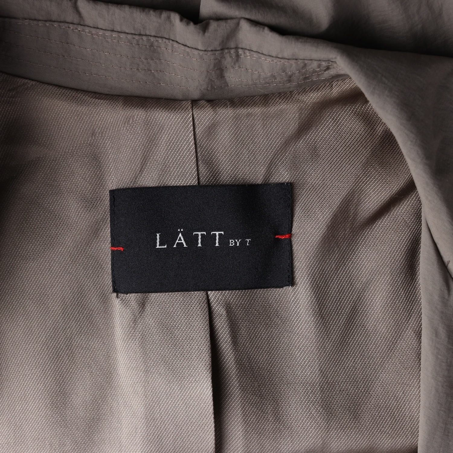래트 LATT 롱 트렌치 코트 카키 브라운  이미지 3