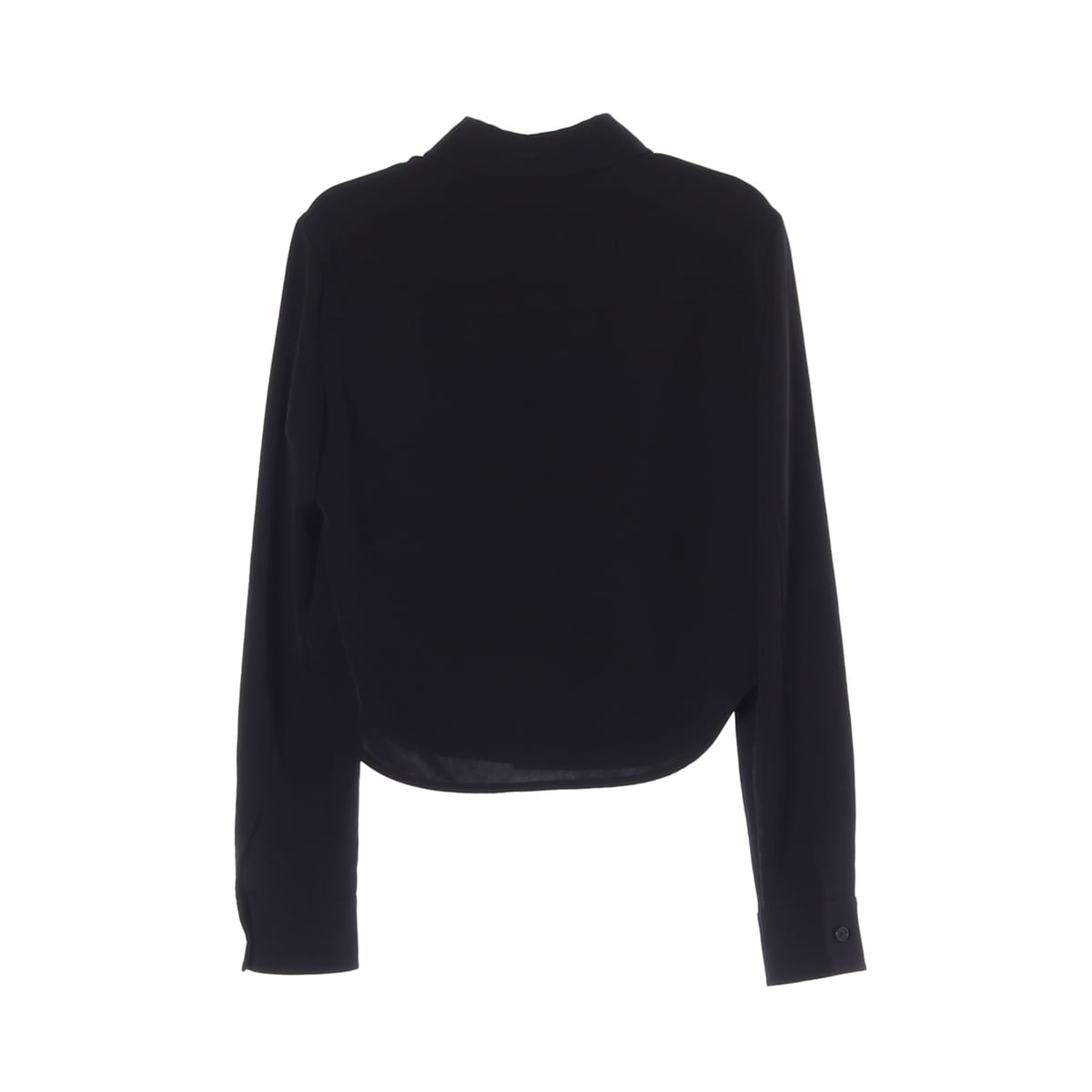 준지 23FW 크롭 셔츠 롱 슬리브 블랙 상세 이미지 2