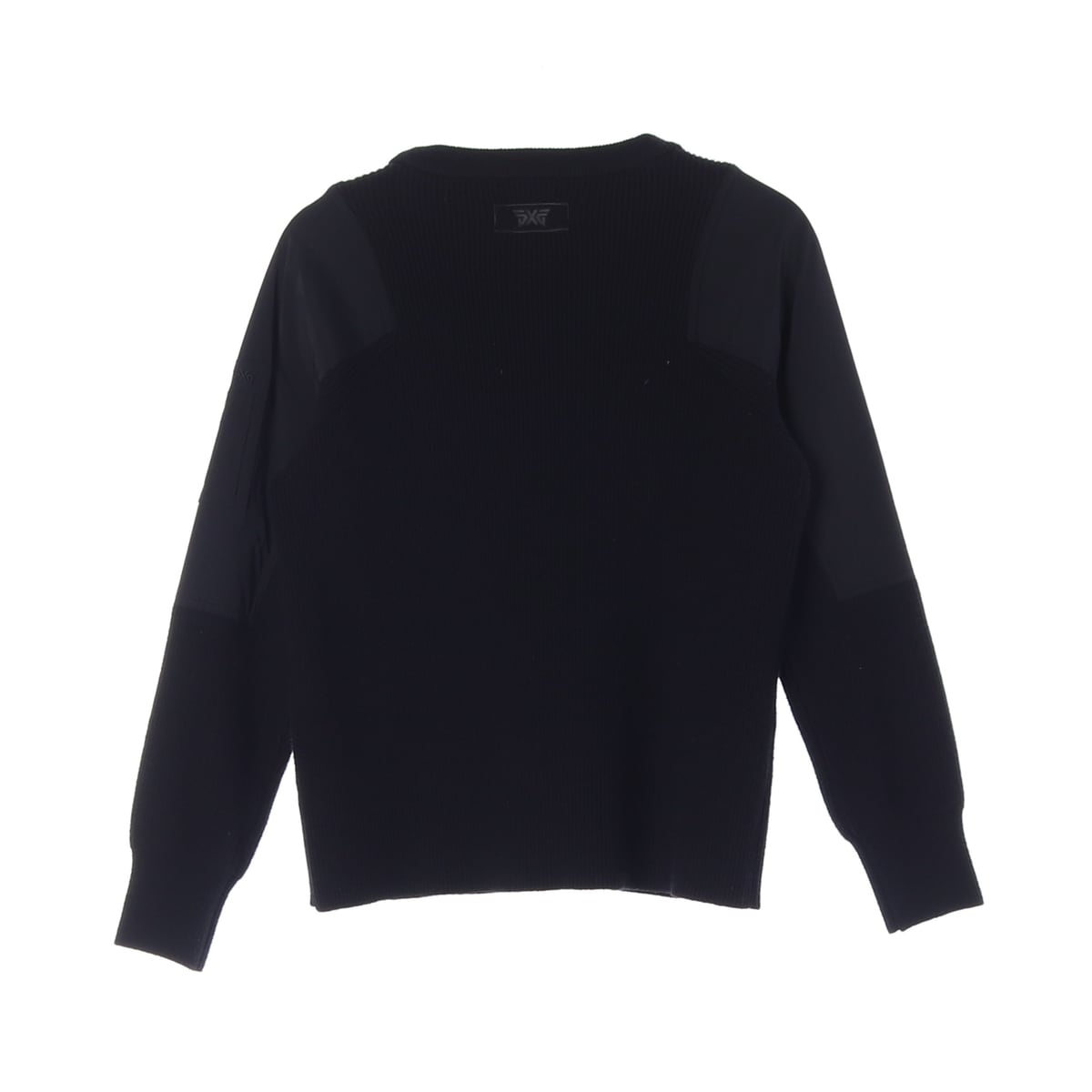 피엑스지 PXG 21FW 골프 울 블렌드 유틸리티 포켓 니트 스웨터 블랙 상세 이미지 2