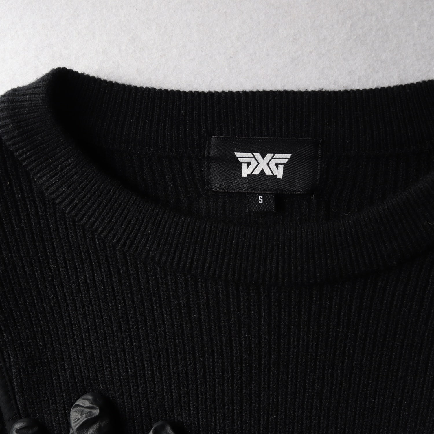 피엑스지 PXG 21FW 골프 울 블렌드 유틸리티 포켓 니트 스웨터 블랙 이미지 3