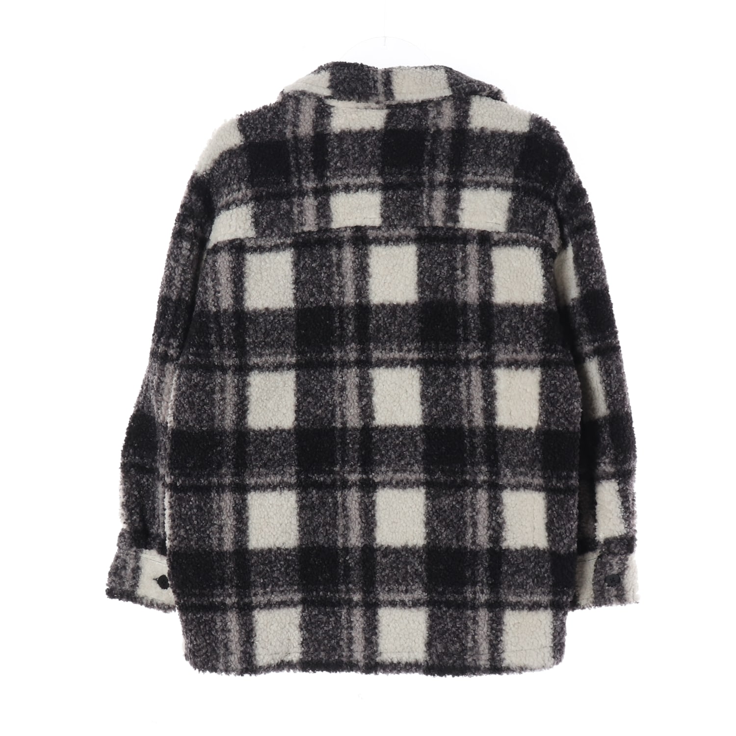 캘빈클라인 진 22FW 체크 플리스 퍼 셔킷 재킷 이미지 3