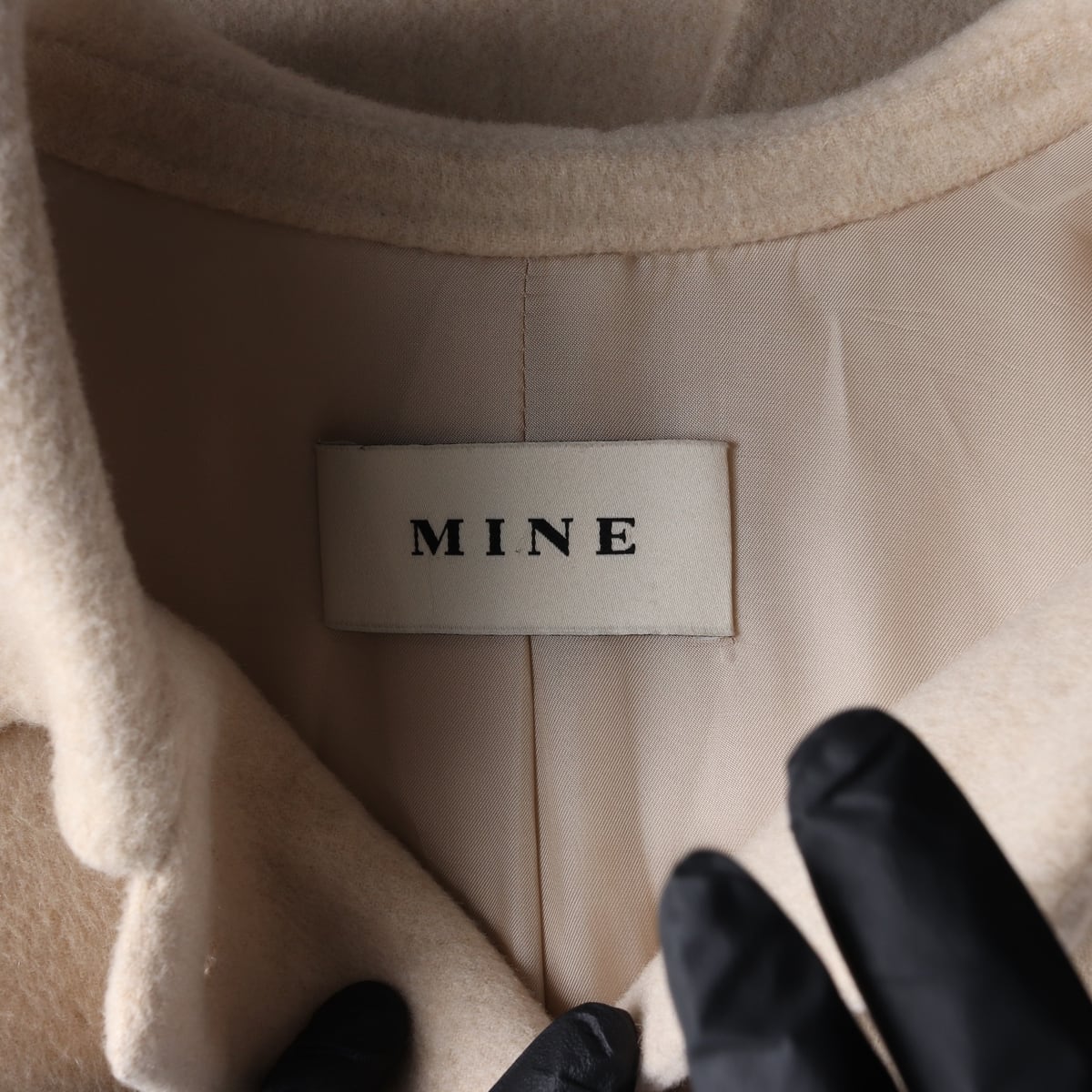 마인 21FW 캐시미어 블렌드 숏 코트 상세 이미지 4