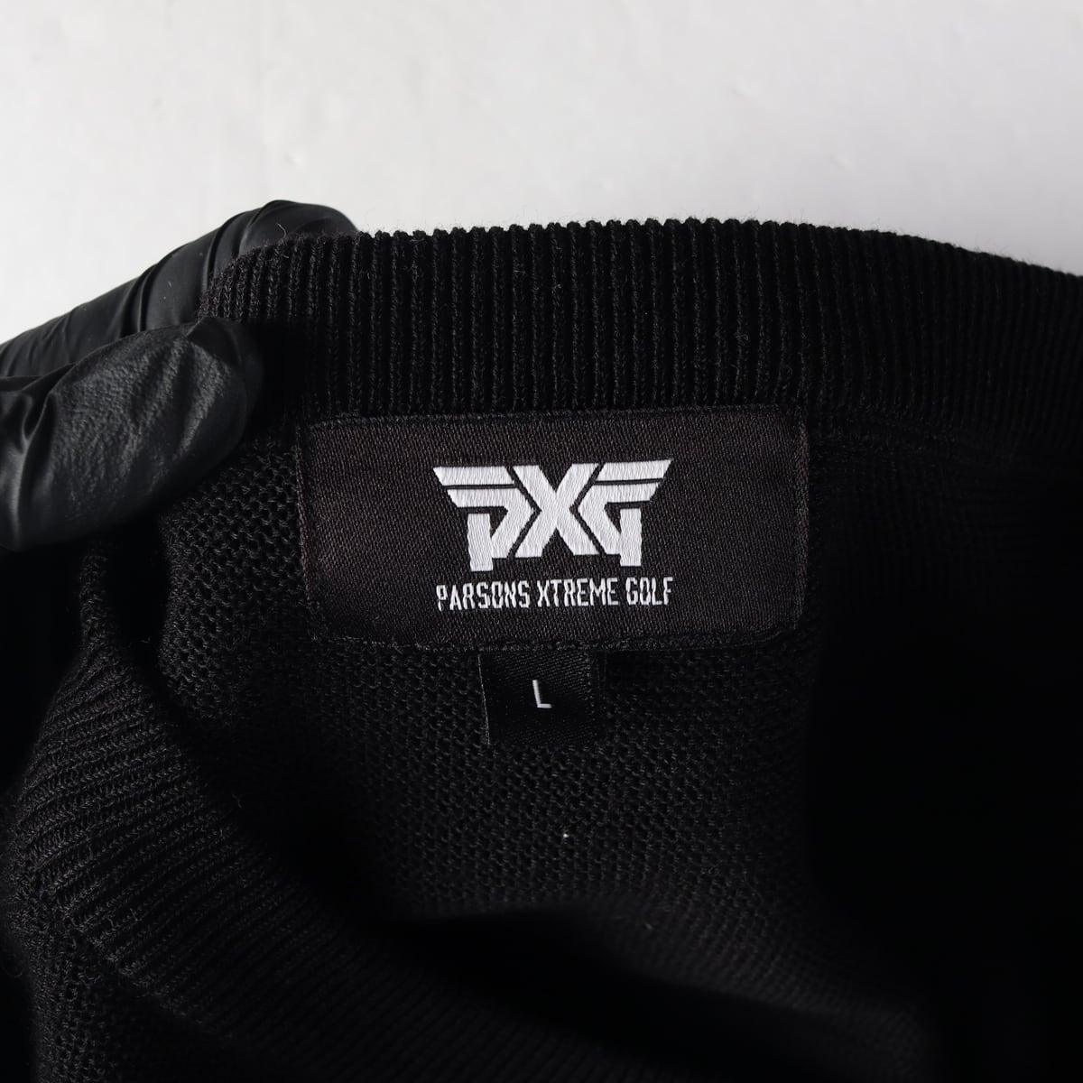 피엑스지 골프 PXG 스티치 니트 스웨터 블랙 상세 이미지 3