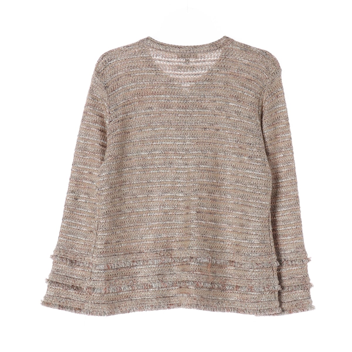 마시모두띠 메탈 트위드 니트 집업 가디건 재킷  상세 이미지 2