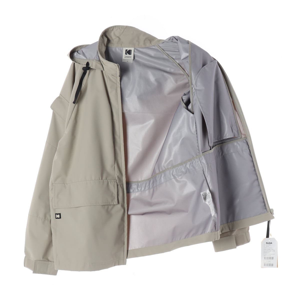 (새상품)코닥 21FW 챔버 3LAYER 후드자켓 바람막이 재킷 아이보리 상세 이미지 2