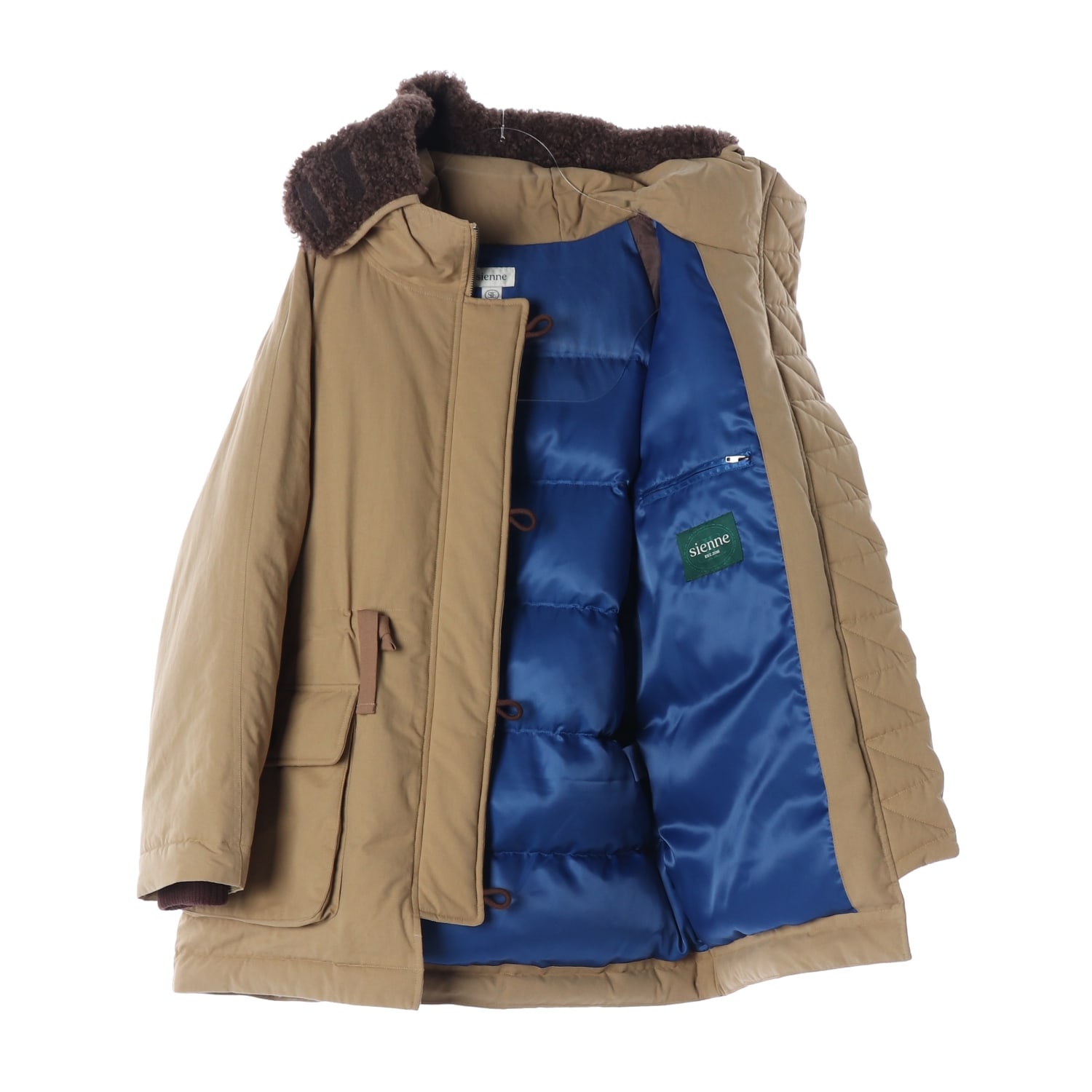 시엔느 24FW 노아 덕다운 패딩 베이지 이미지 2