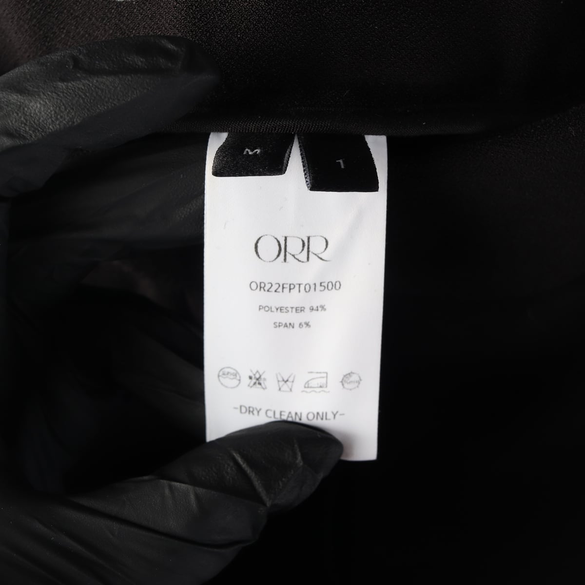 오르ORR 22FW 플레어핏 세미부츠컷 슬랙스 팬츠 바지 블랙 M 상세 이미지 4