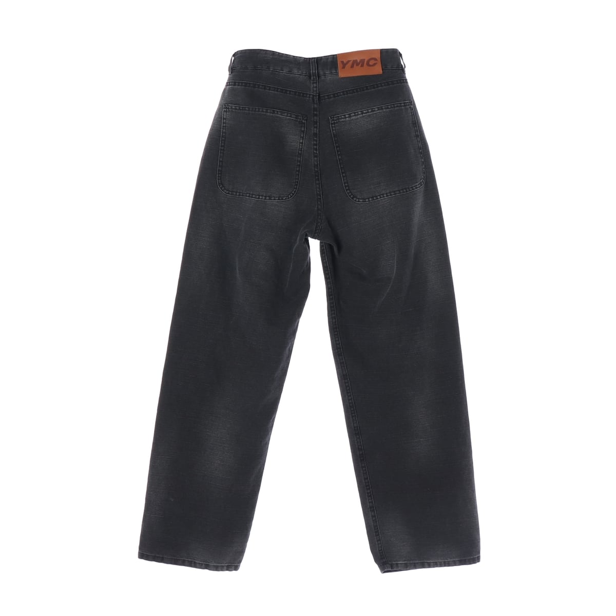 와이엠씨 YMC 24SS 린넨 블렌딩 와이드워싱 데님 팬츠 블랙 상세 이미지 2