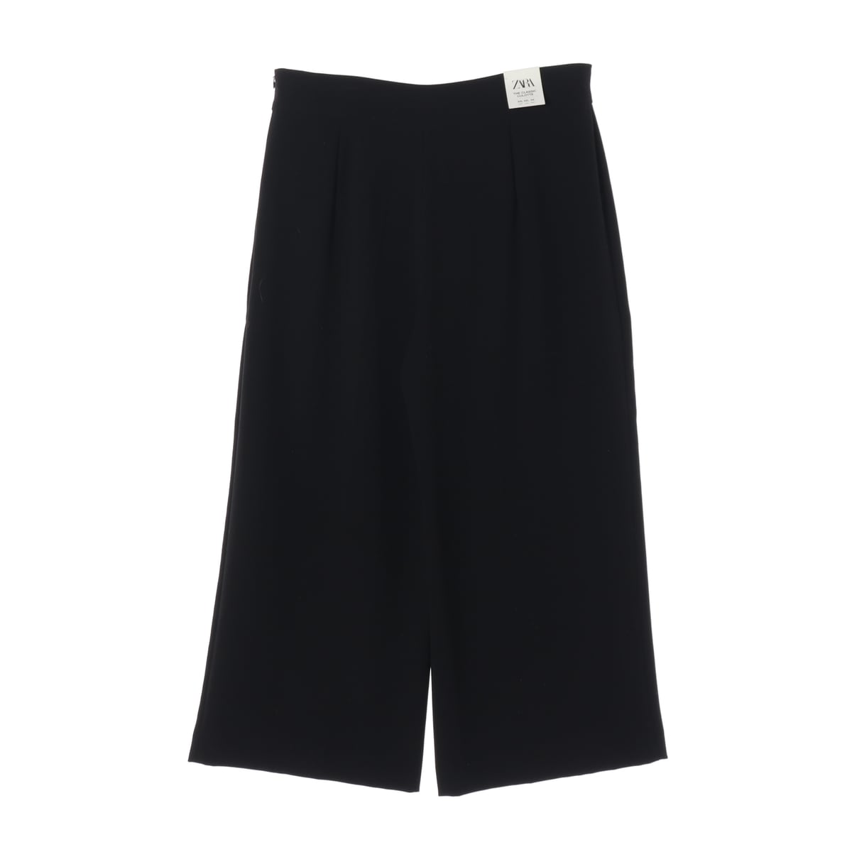 (새상품) 자라 빅사이즈 와이드 슬랙스 팬츠 블랙 XXL 상세 이미지 2