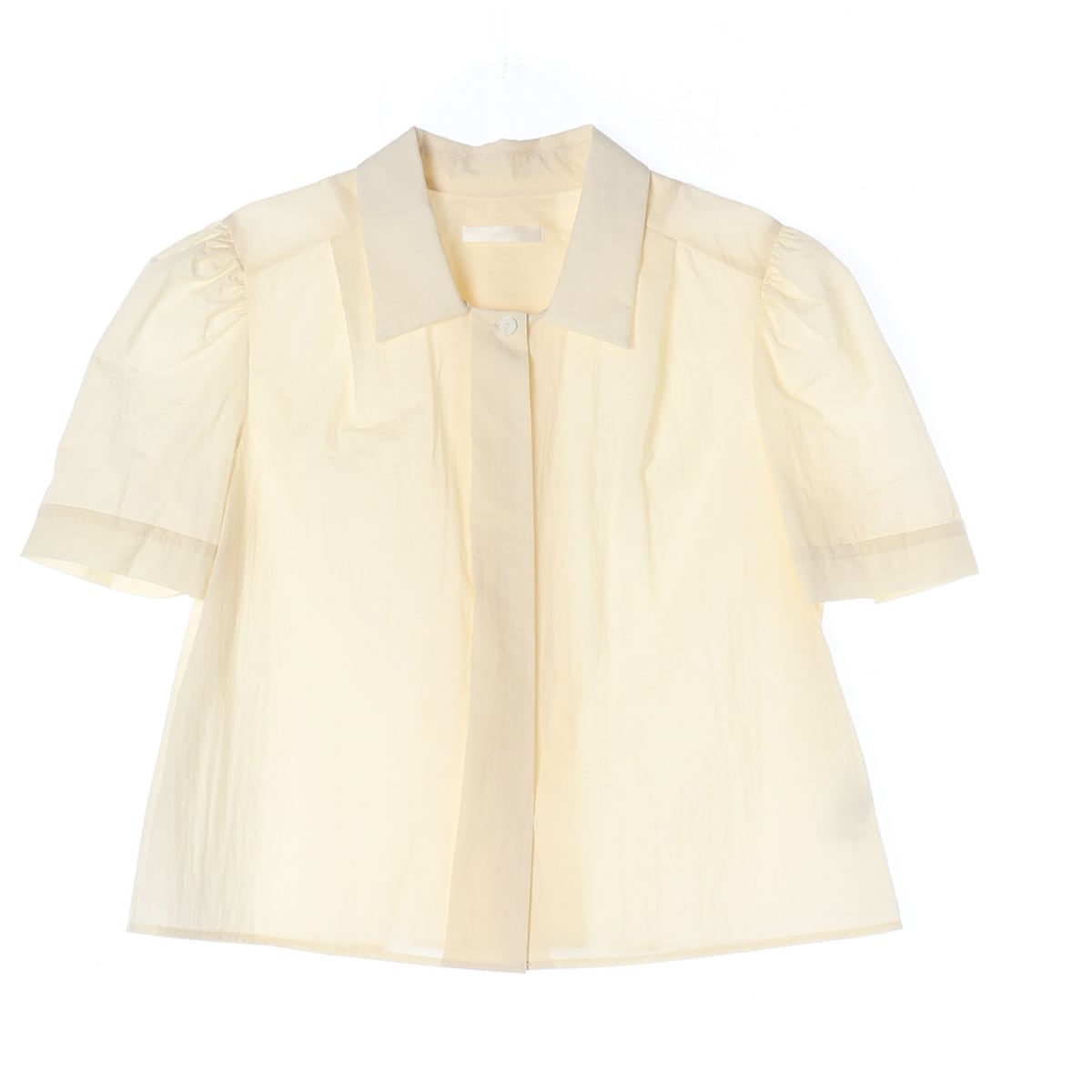 아위 23SS  퍼프 반팔 셔츠 크림 상세 이미지 1