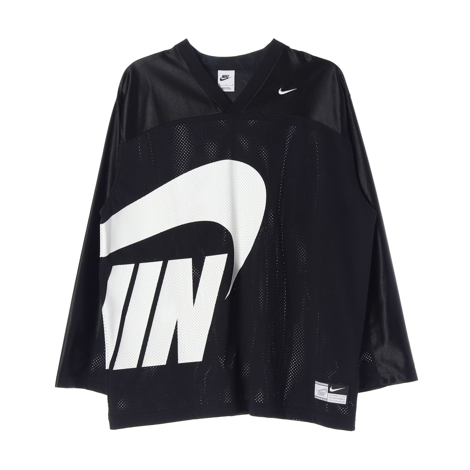 나이키 24FW 빅 스우시 메쉬 긴팔 티셔츠 이미지 1