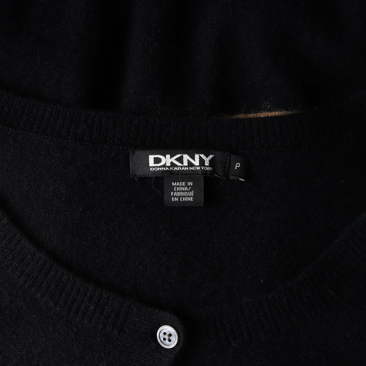 디케이엔와이 DKNY 캐시미어 100% 스트라이프 니트 가디건 상세 이미지 3