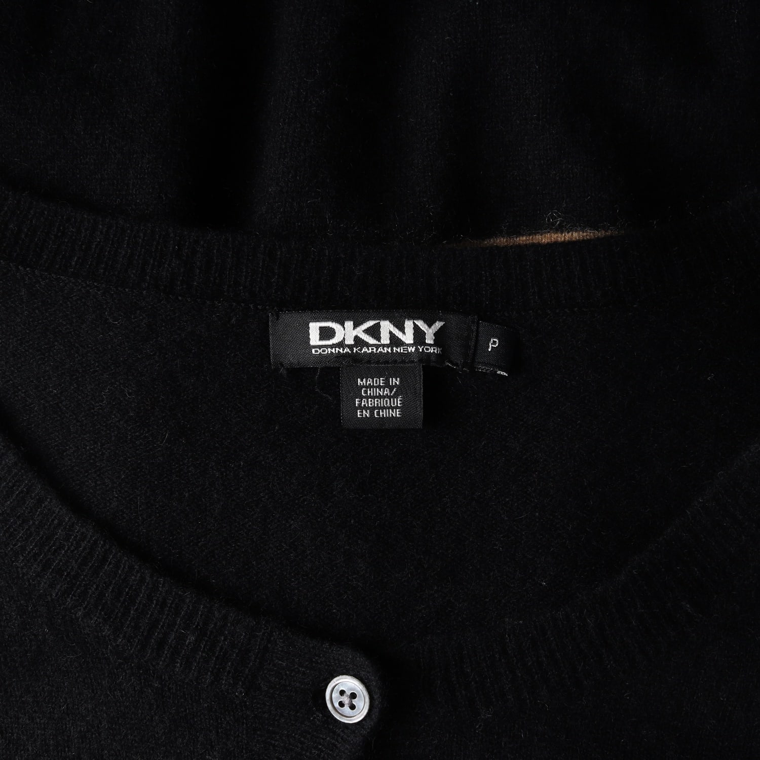 디케이엔와이 DKNY 캐시미어 100% 스트라이프 니트 가디건 이미지 3