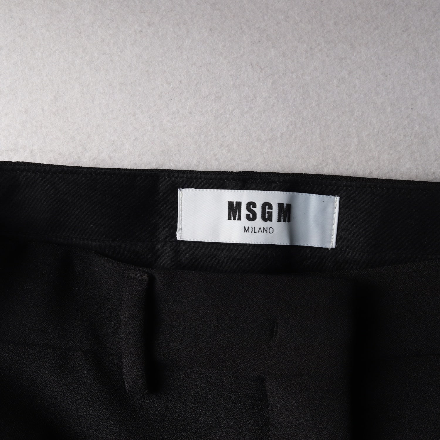 엠에스지엠 MSGM 슬림핏 슬랙스 바지 팬츠 블랙 이미지 3