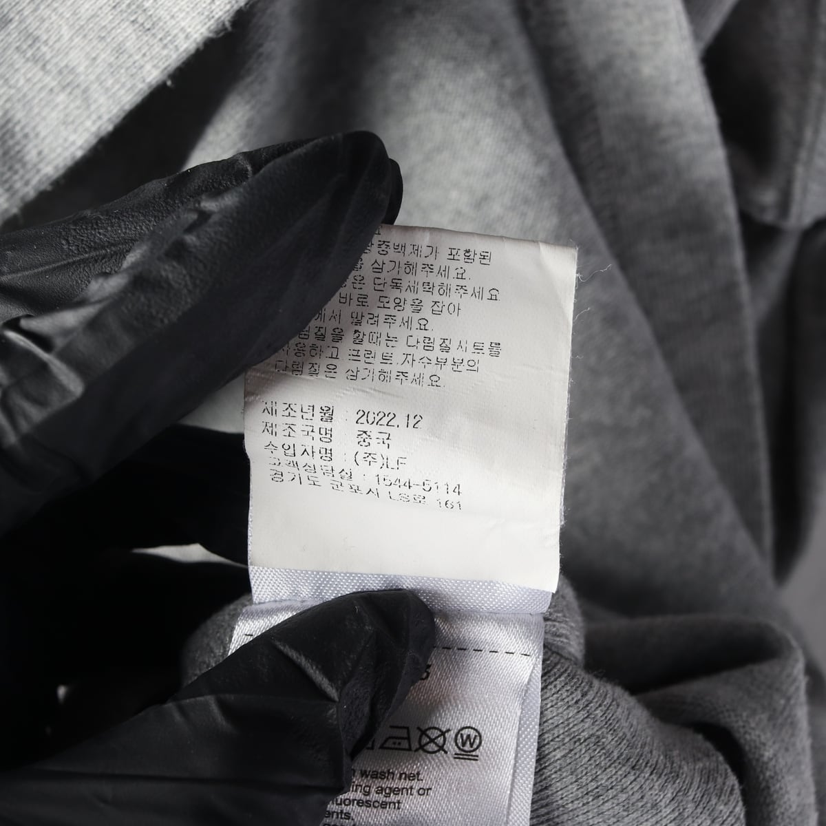 챔피온 23SS 리버스 위브 헤비웨이트 긴팔 티셔츠 그레이 상세 이미지 5