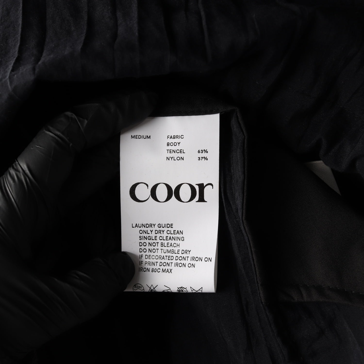 쿠어 COOR 플리츠 후드집업 점퍼 바람막이 재킷 M 이미지 4
