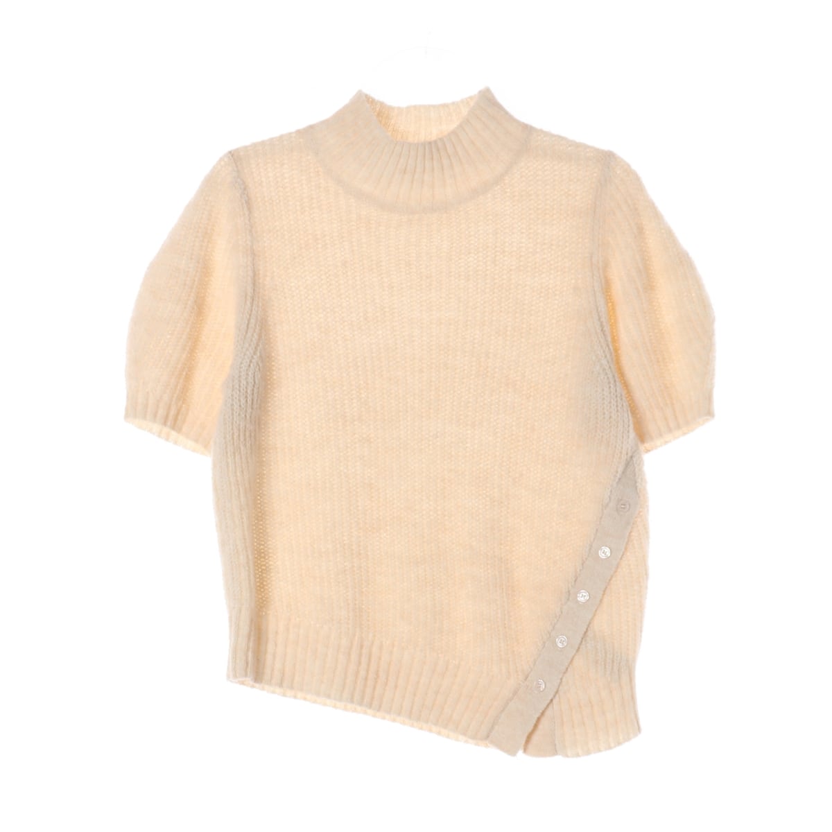 아위 24FW 울 블렌드 버튼 니트 상세 이미지 1