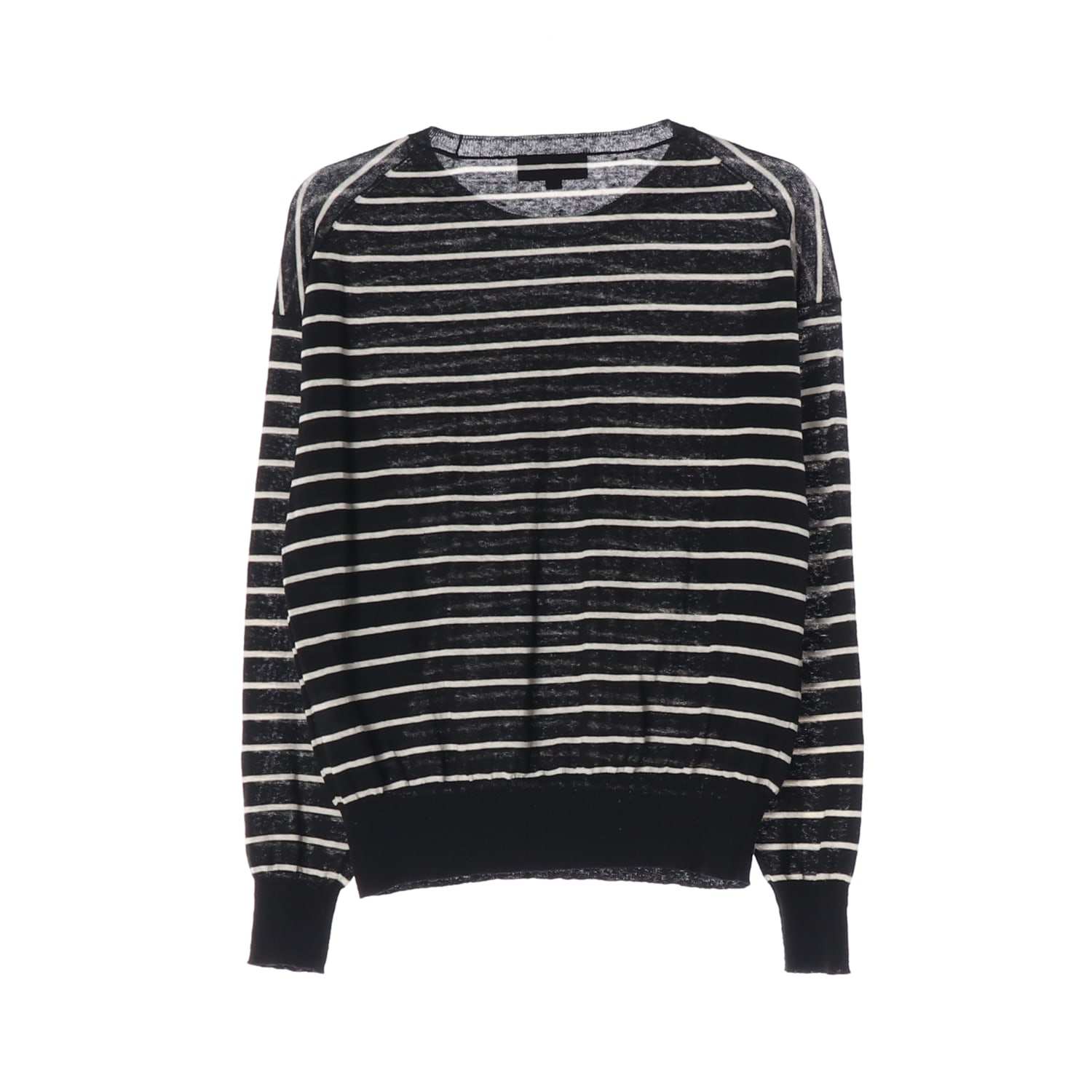 디케이엔와이 DKNY 24SS 린넨 코튼 스트라이프 니트  이미지 2