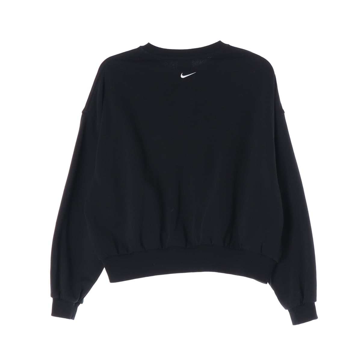 나이키 걸즈 24FW 로고 프린트 오버핏 맨투맨 스웨트셔츠 블랙 상세 이미지 2
