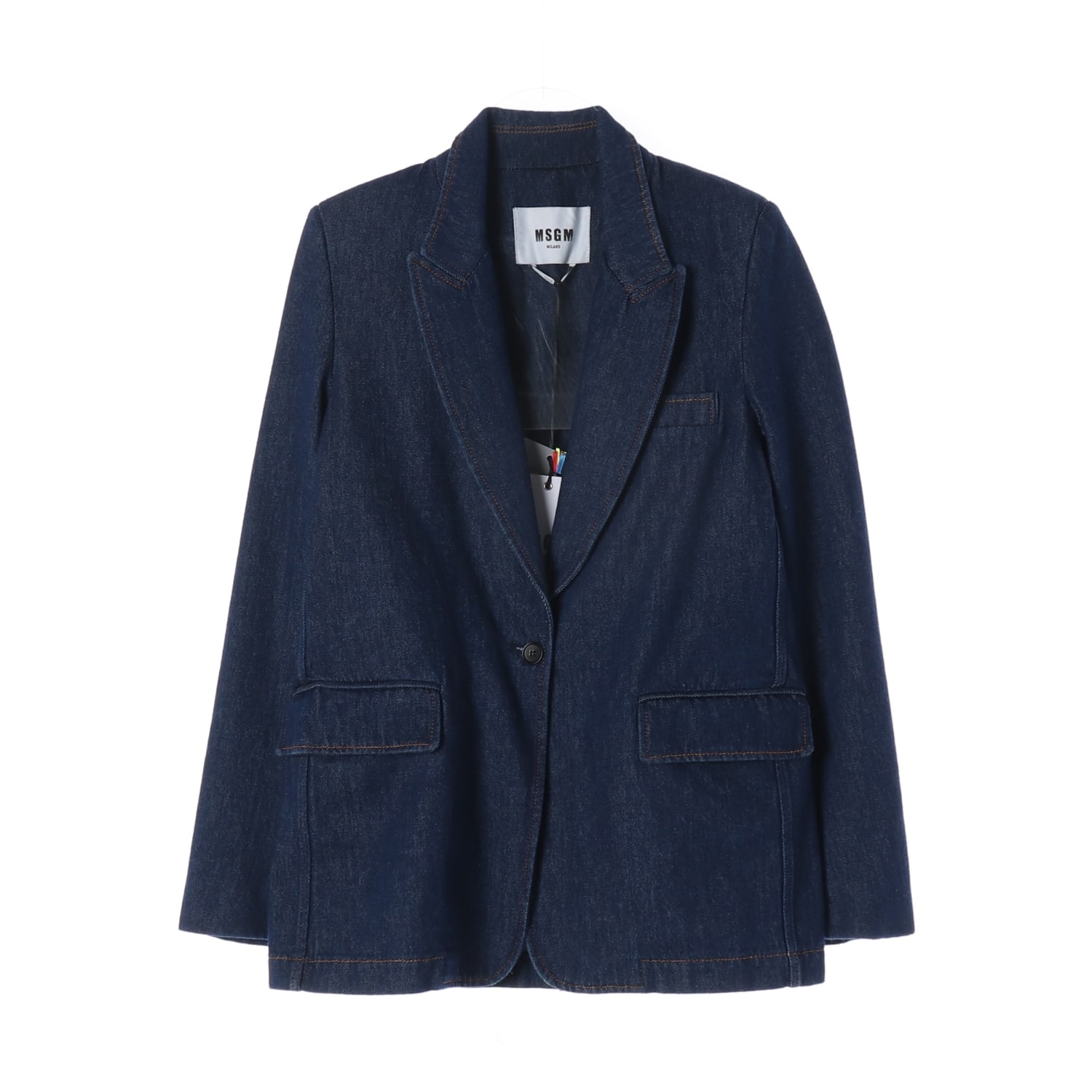 (새상품) 엠에스지엠 MSGM 23SS 데님 블레이저 재킷 이미지 1