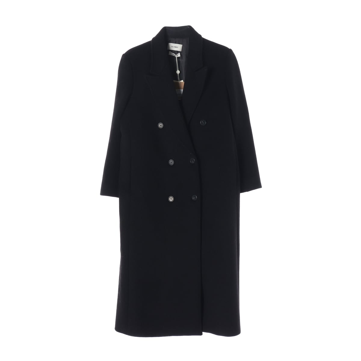 (새상품)글로니 24FW G클래식 울 롱 코트 블랙 상세 이미지 1