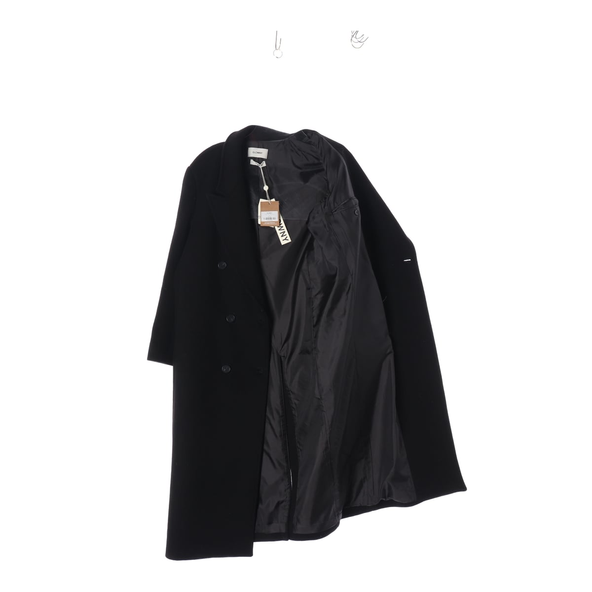 (새상품)글로니 24FW G클래식 울 롱 코트 블랙 상세 이미지 2
