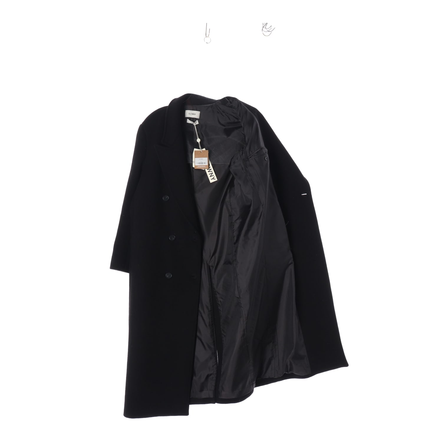 (새상품)글로니 24FW G클래식 울 롱 코트 블랙 이미지 2