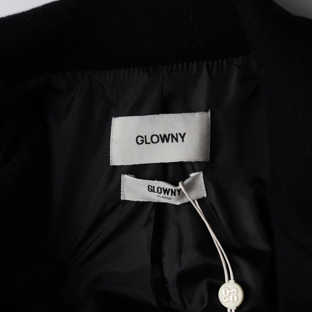 (새상품)글로니 24FW G클래식 울 롱 코트 블랙 상세 이미지 4