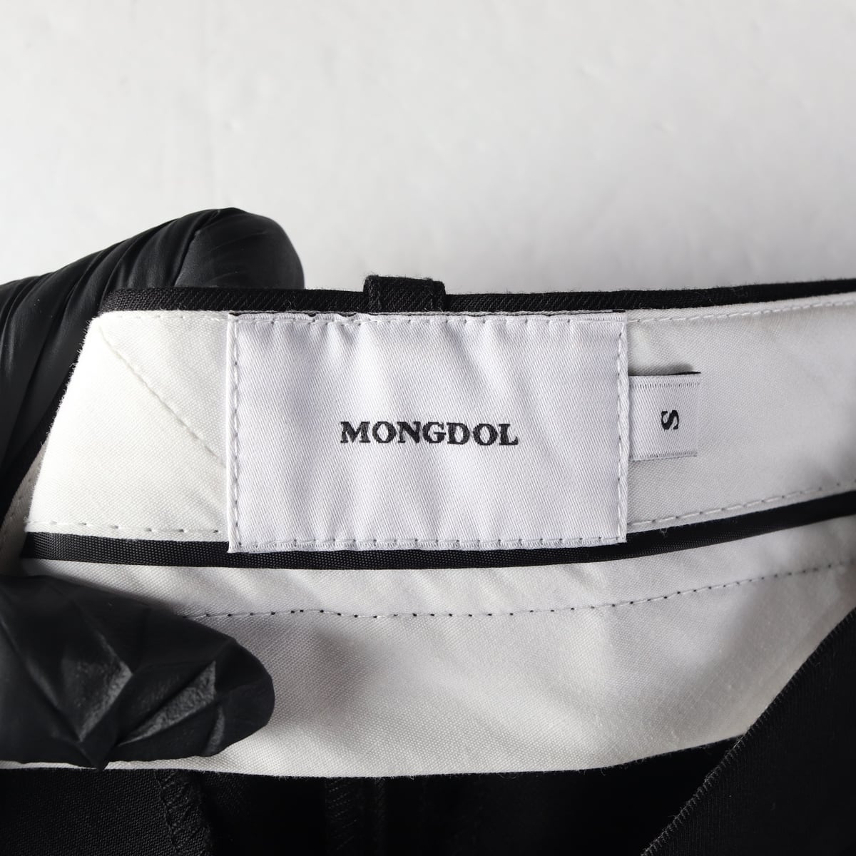 몽돌 24SS 와이드 스트레이트 슬랙스 블랙 상세 이미지 3