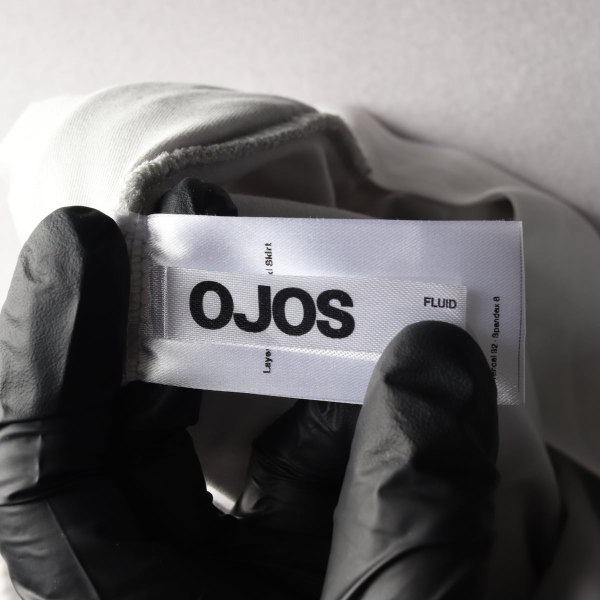 오호스 OJOS 25SS 레이어링 드레이프 롱 스커트 치마 상세 이미지 3