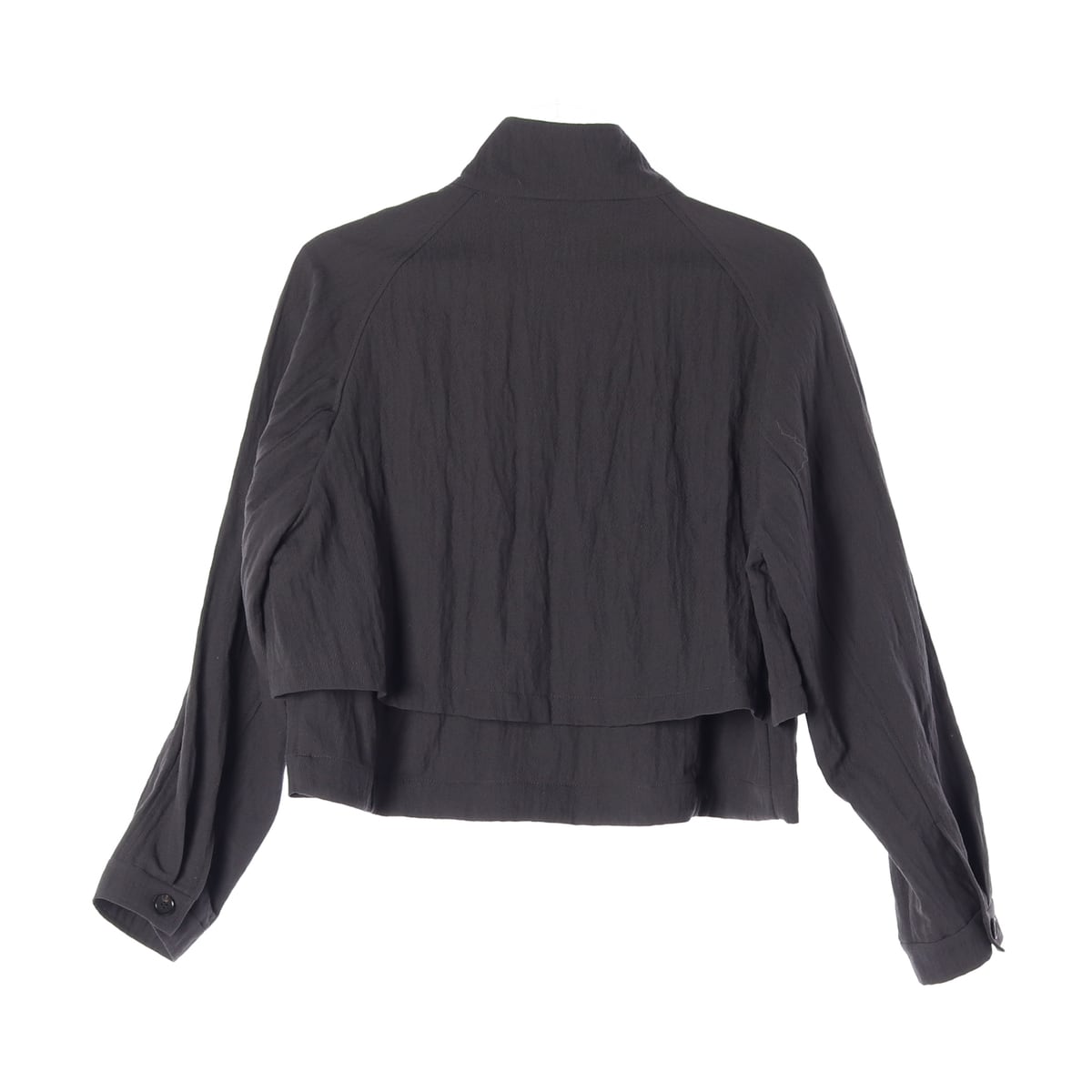 디케이엔와이 DKNY 24SS 울 블렌드 크롭 자켓 재킷 차콜  상세 이미지 2