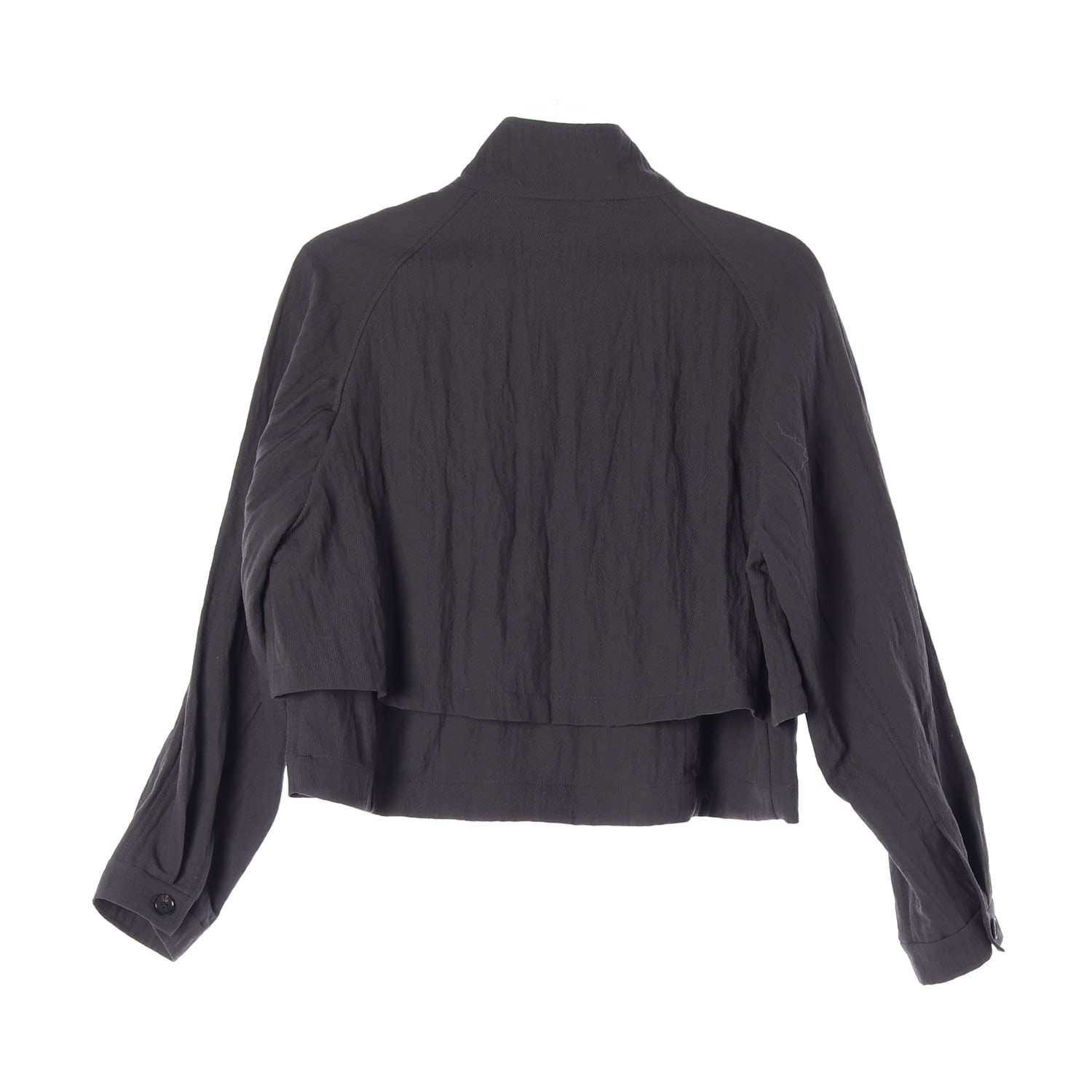 디케이엔와이 DKNY 24SS 울 블렌드 크롭 자켓 재킷 차콜  이미지 2