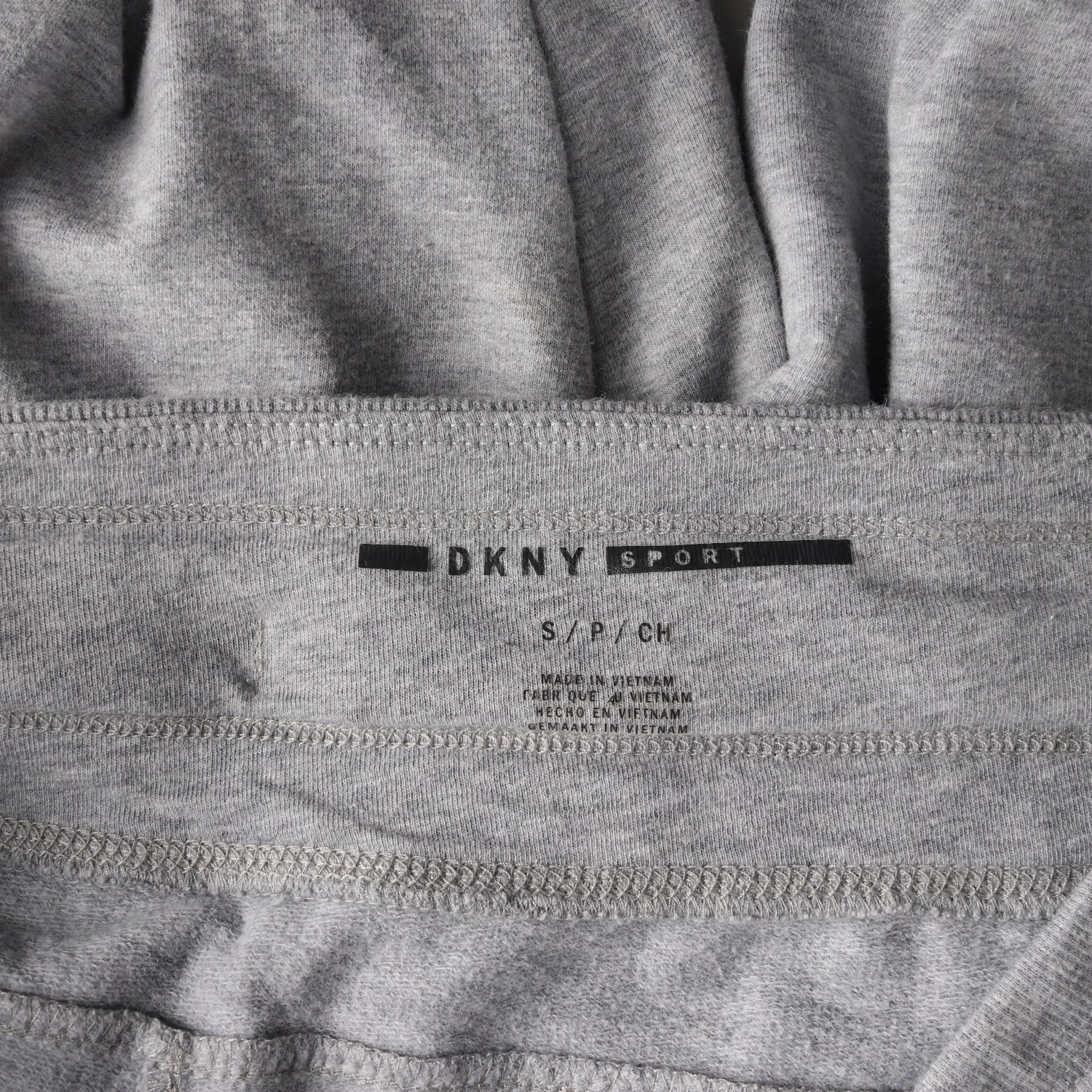 디케이엔와이 DKNY 로고 스트링 트레이닝 조거팬츠 그레이 이미지 3