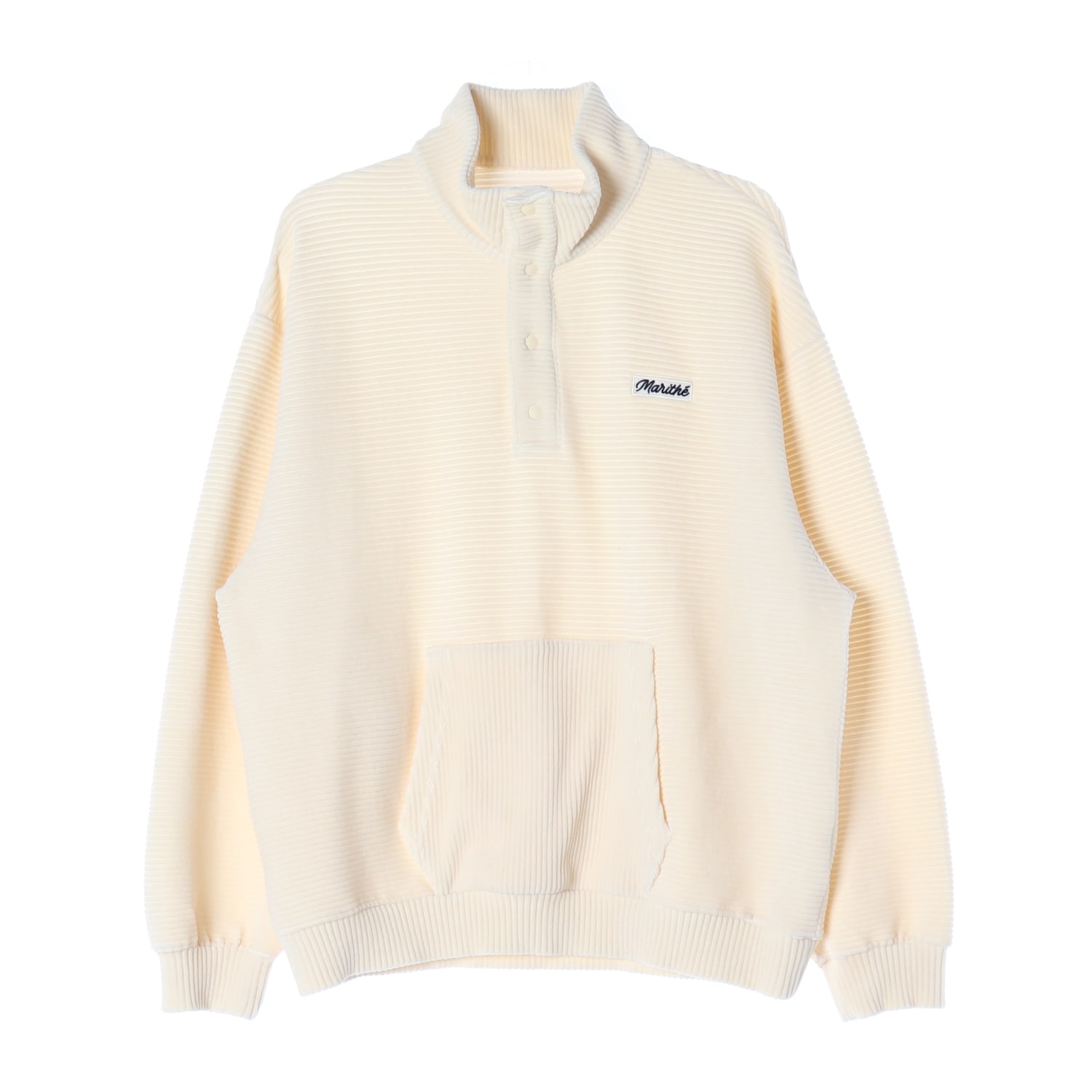 마리떼 프랑소와 저버 22FW 코튼 블렌드 하프집업 맨투맨 이미지 1
