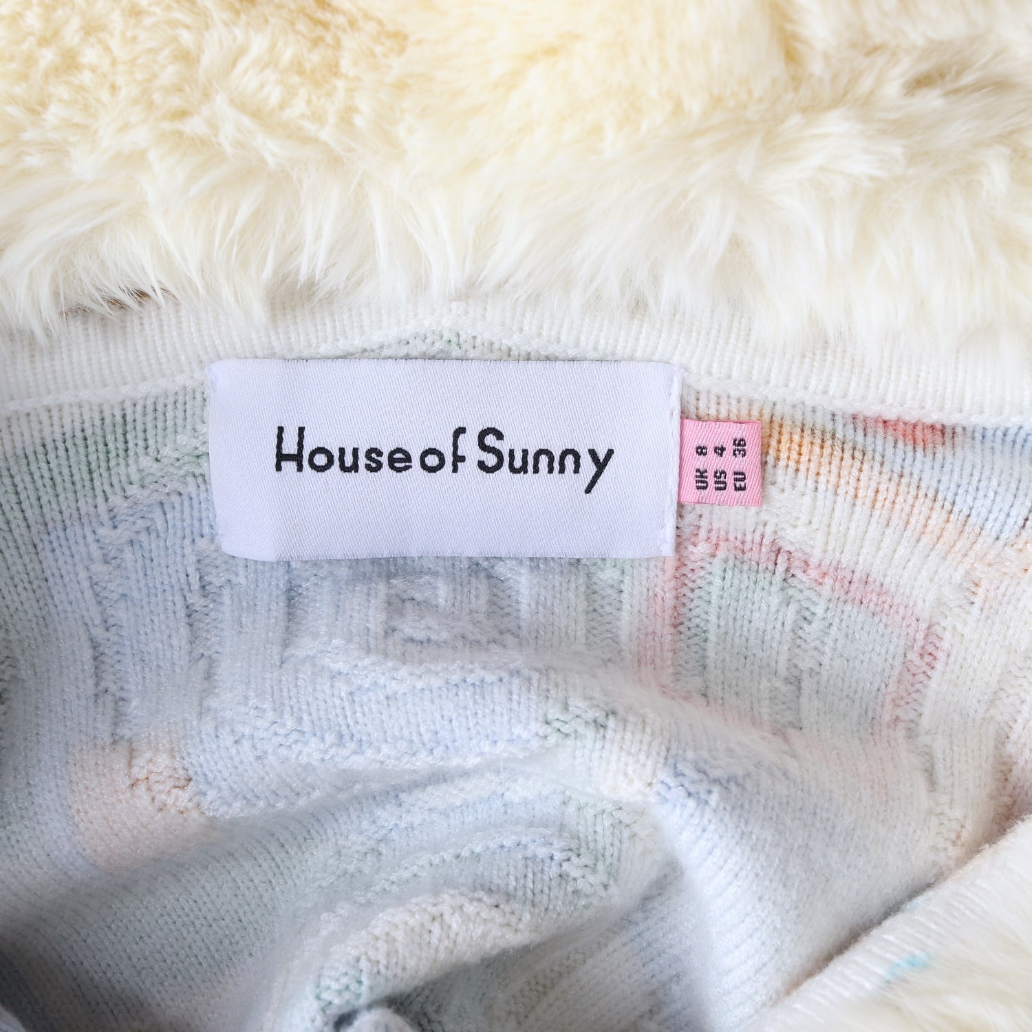 하우스오브써니 페퍼랜드 퍼 트리밍 니트 이미지 3