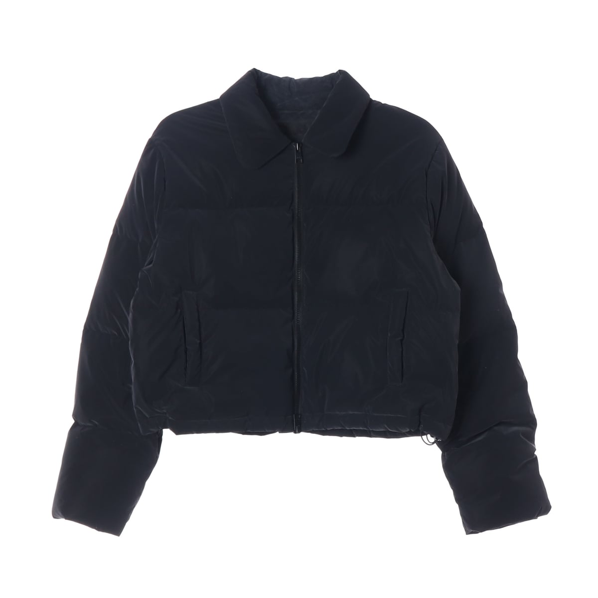 플랙 23FW 베이직 카라 크롭 덕다운 점퍼 패딩 상세 이미지 1