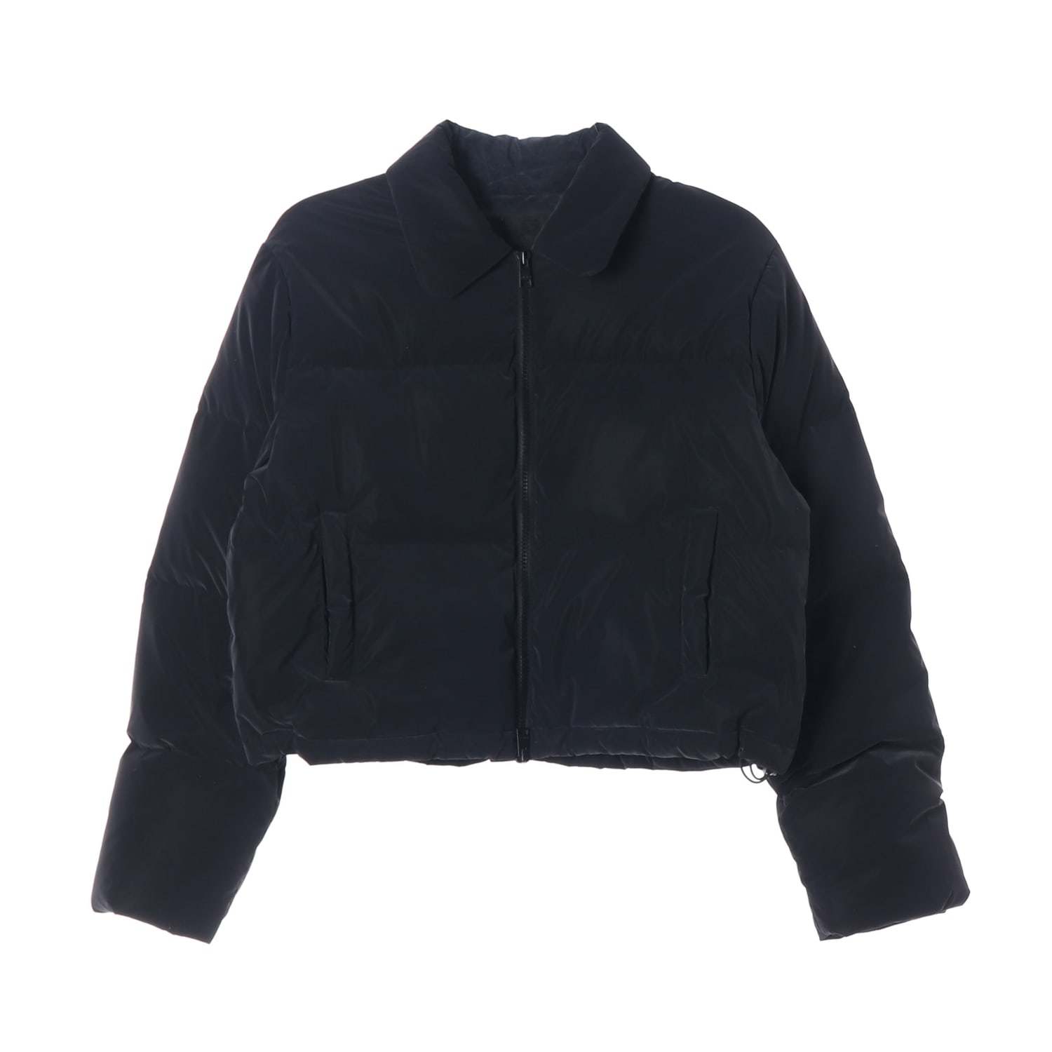플랙 23FW 베이직 카라 크롭 덕다운 점퍼 패딩 이미지 1