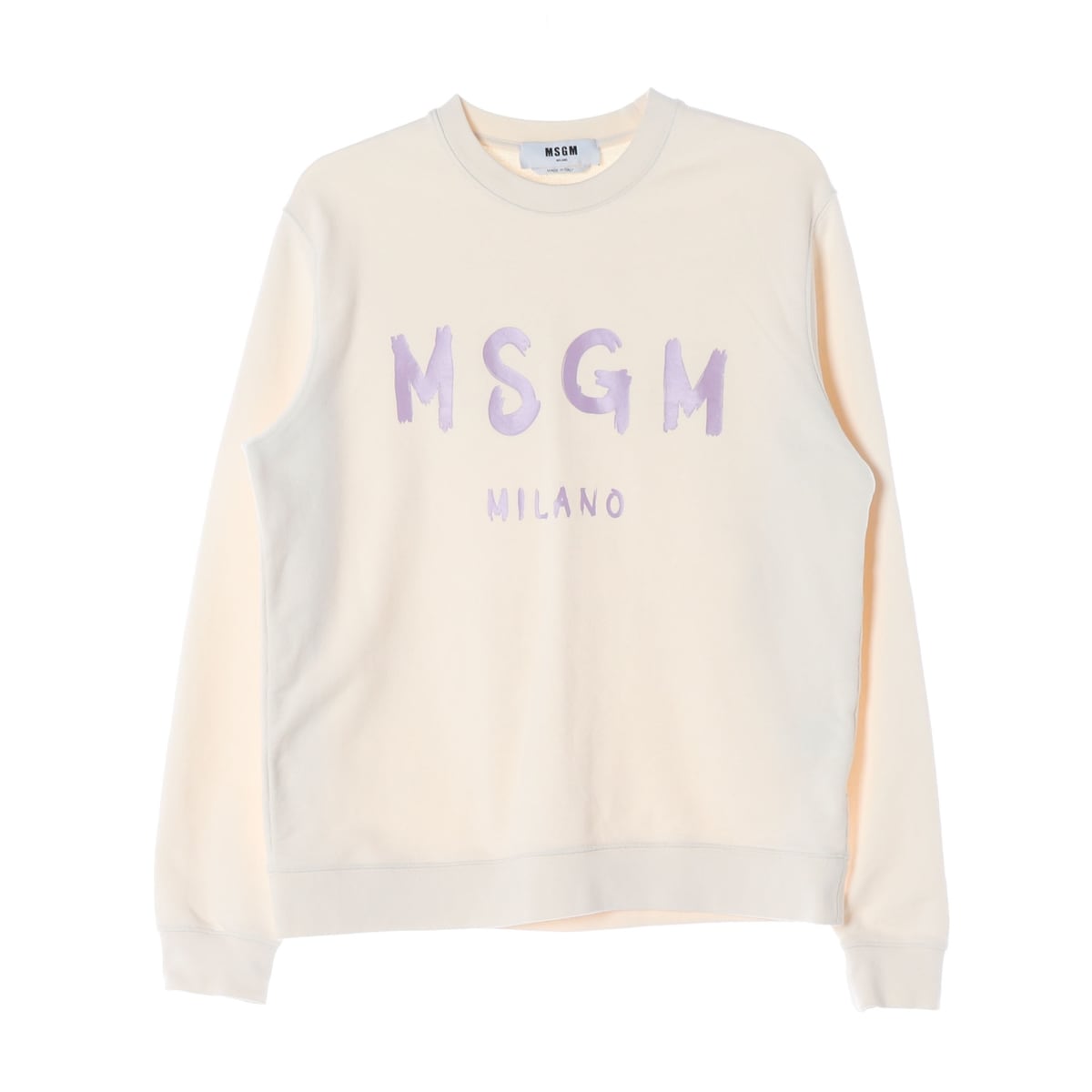 엠에스지엠 MSGM 라벤더 로고 프린트 맨투맨 상세 이미지 1
