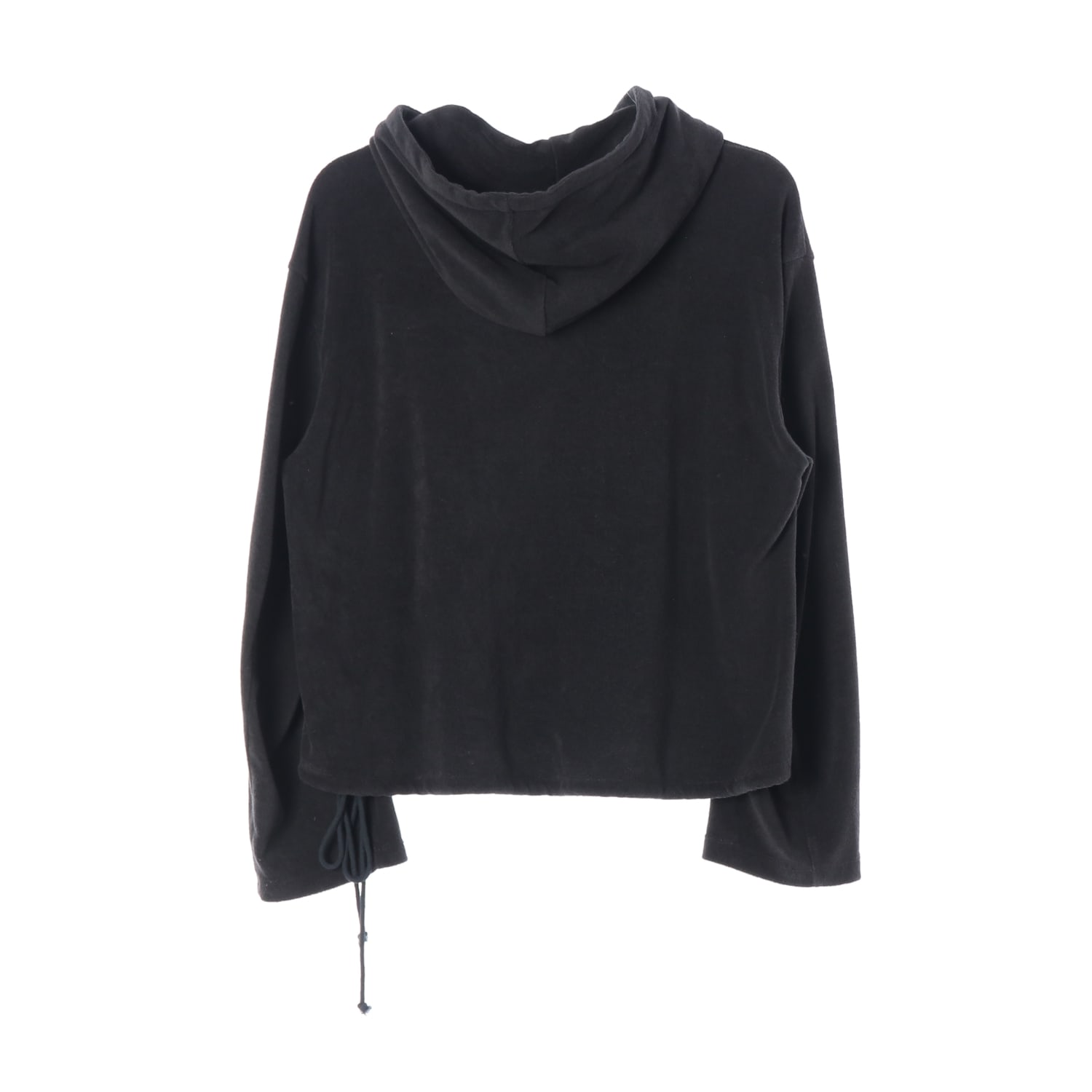 알테 22FW  테리 루즈핏 스트링 후드티 후디 탑 차콜 이미지 2