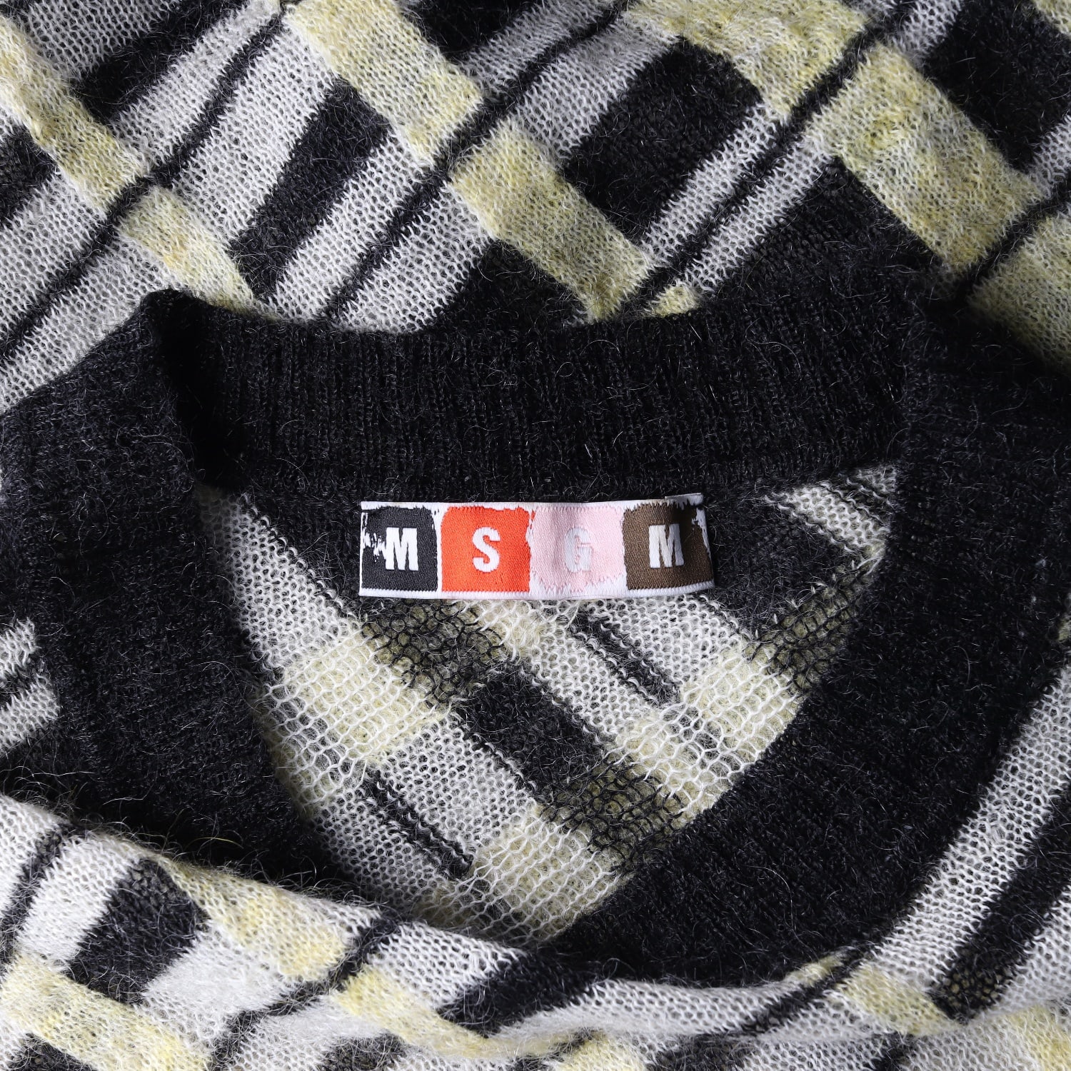 엠에스지엠 MSGM 체크 패턴 니트 스웨터 이미지 3