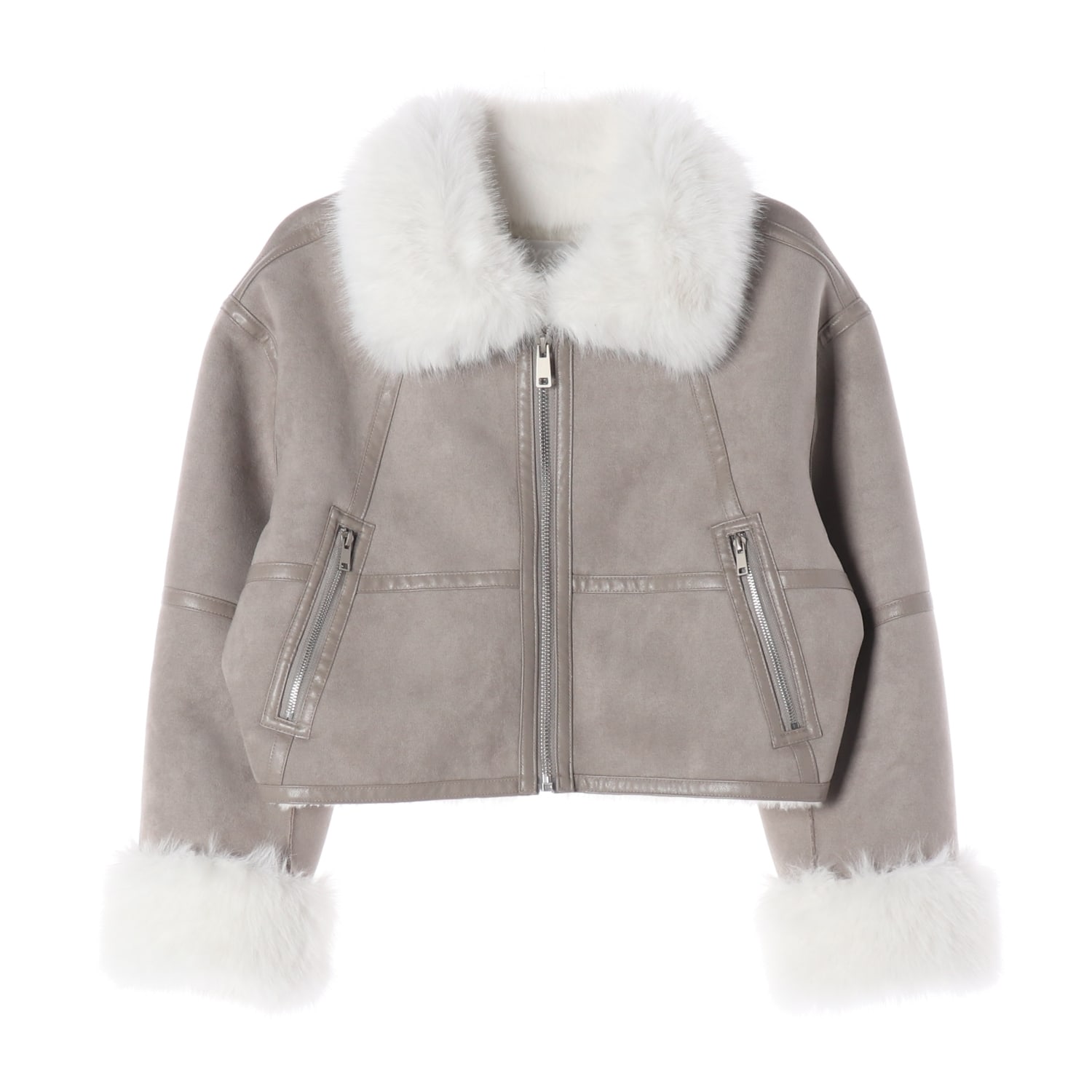  SY2C 에스와이투씨 23FW 퍼 팁 스웨이드 무스탕 이미지 1